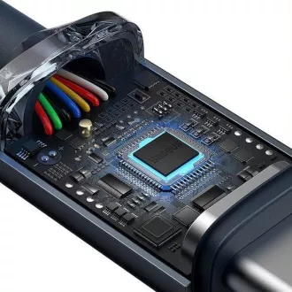 Baseus Crystal Shine Series USB-C / USB-C 100W 1, 2m polnilni / podatkovni kabel, črn Baseus Crystal Shine Series USB-C / USB-C 100W 1, 2m polnilni / podatkovni kabel, črn