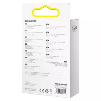 Baseus Crystal Shine Series USB-C / USB-C 100W 1, 2m polnilni / podatkovni kabel, črn Baseus Crystal Shine Series USB-C / USB-C 100W 1, 2m polnilni / podatkovni kabel, črn