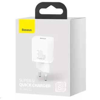 Baseus Super Si adapter za hitro polnjenje IC 30W bela