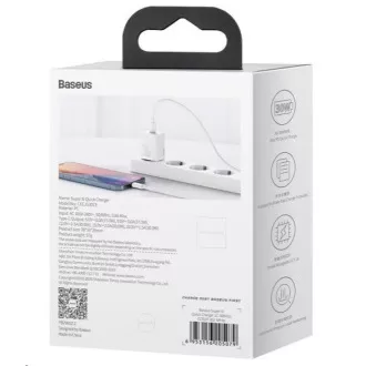 Baseus Super Si adapter za hitro polnjenje IC 30W bela