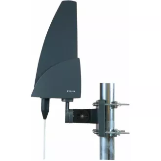 EVOLVEO Shark, aktivna zunanja antena DAB /DVB-T2, LTE, 4G, 5G filter