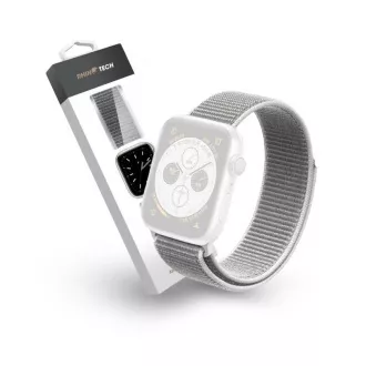 RhinoTech trak Magic Tape za Apple Watch 38/40/41 mm bela