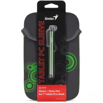 GENIUS GS-701P, ohišje za 7" tablični računalnik črne barve   pisalo na dotik modre barve