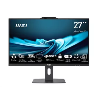 MSI PC AiO PRO AP272P 14M-886XEU, i7-14700, 27" FHD, proti bleščanju, brez dotika, 16GB, 1TB SSD, N/A, brez OS, črna MSI PC AiO PRO AP272P 14M-886XEU, i7-14700, 27" FHD, proti bleščanju, brez dotika, 16GB, 1TB SSD, N/A, brez OS, črna