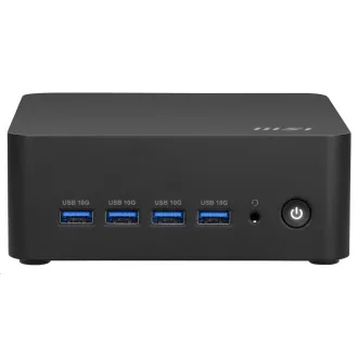 MSI PC Cubi Z AI 8M-008BEU, R5 8645HS, N/A, N/A SSD, N/A, Brez OS, črna