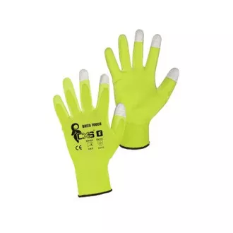 Rokavice BRITA TOUCH, prepojene s PU, velikost 8
