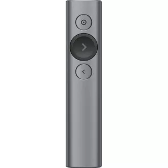 Logitech Presenters Spotlight Plus, brezžično, Bluetooth, temno sivo