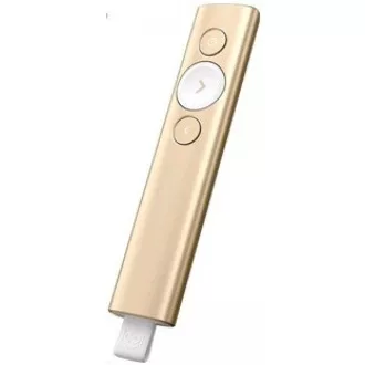 Logitech Spotlight Presenter, brezžični, Bluetooth, zlati