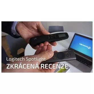 Logitech Spotlight Presenter, brezžični, Bluetooth, zlati