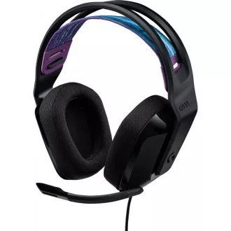Logitech žične gaming slušalke G335, črne