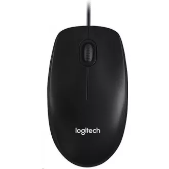 Logitechova miška M100, črna