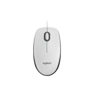 Logitech Miška M100 z napeljavo, bela, EMEA Logitech Miška M100 z napeljavo, bela, EMEA