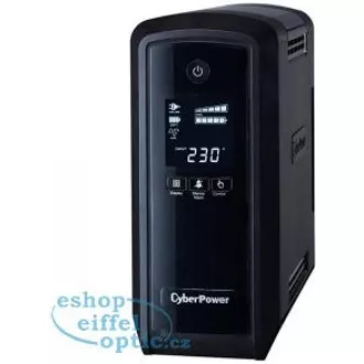 CyberPower PFC SineWave LCD GP UPS 900VA/540W, Schuko vtičnice