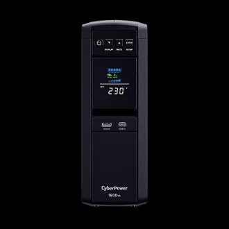CyberPower PFC SineWave LCD GP UPS 1600VA/1000W, Schuko vtičnice CyberPower PFC SineWave LCD GP UPS 1600VA/1000W, Schuko vtičnice