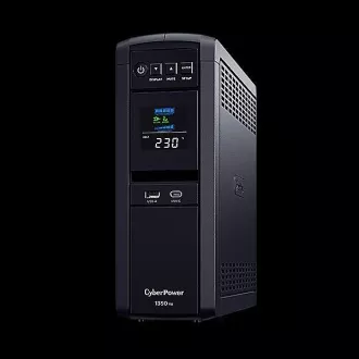 CyberPower PFC SineWave LCD GP UPS 1350VA/810W, Schuko vtičnice