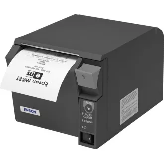 EPSON TM-T70II blagajniški tiskalnik, USB   serijski, črn, rezalnik, z napajalnikom