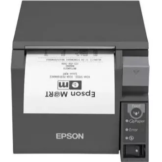 EPSON TM-T70II blagajniški tiskalnik, USB   serijski, črn, rezalnik, z napajalnikom