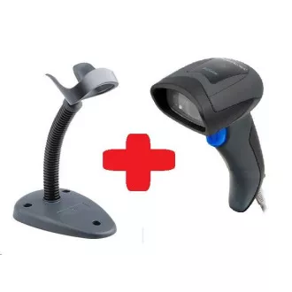 DataLogic QuickScan QD2430, čitalnik 2D-kod, stojalo, črno, kabel USB