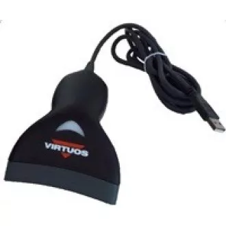 Virtuos CCD bralnik HT-10, USB (emulacija tipkovnice/RS232), črn