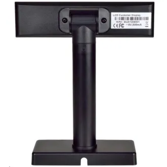 Virtuos LCD zaslon za stranke Virtuos FL-2026MB 2x20, USB, črn - Rabljeno