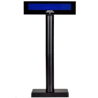 Virtuos LCD zaslon za stranke Virtuos FL-2026MB 2x20, USB, črn - Rabljeno