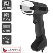 Virtuos CCD 2D DPM industrijski čitalnik HT-880DPM, USB, temno siva