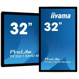 Iiyama ProLite TF3215MC-B2AG, 24/7, 80 cm (31, 5''), projiciranje kapacitivno, Full HD, komplet (USB), črna