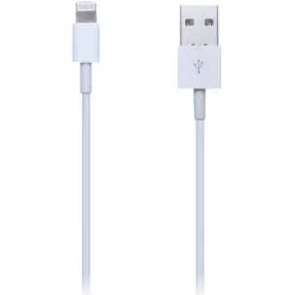 CONNECT IT Wirez kabel HQ Lightning - USB, bel, 2 m (za iPhone, iPad)