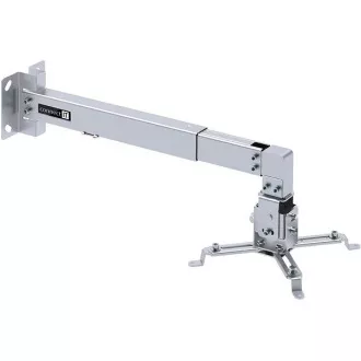 CONNECT IT Stenski nosilec za projektor Spider, SREBRNI /za monitorje z razmikom lukenj 225-316 mm