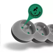 CONNECT IT podaljšek 230 V, 6 vtičnic, 3 m, s stikalom (bel)