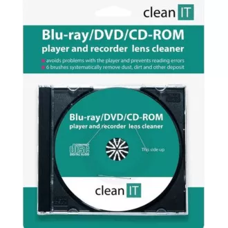 Čistilni CD CLEAN IT za predvajalnike Blu-ray/DVD/CD-ROM (zamenjava za CL-32) Čistilni CD CLEAN IT za predvajalnike Blu-ray/DVD/CD-ROM (zamenjava za CL-32)
