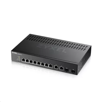 Zyxel GS2220-10 10-portno gigabitno upravljano stikalo L2, 8x gigabitni RJ45, 2x gigabitni RJ45/SFP