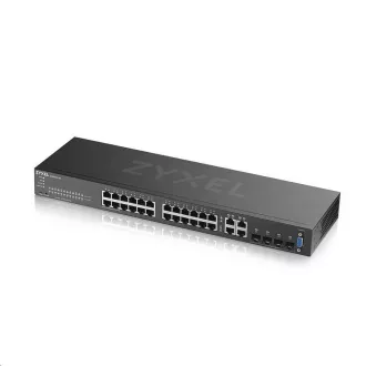 Zyxel GS2220-28 28-portno gigabitno stikalo z upravljanjem L2, 24x gigabitni RJ45, 4x gigabitni RJ45/SFP