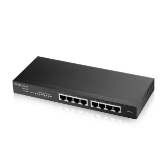 Zyxel GS1915-8 8-portno gigabitno spletno pametno stikalo, 8x gigabit RJ45, brez ventilatorja Zyxel GS1915-8 8-portno gigabitno spletno pametno stikalo, 8x gigabit RJ45, brez ventilatorja