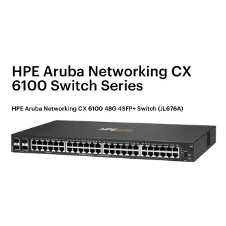 HPE Aruba Networking CX6100 48G 4SFP  Switch RENEW JL676A