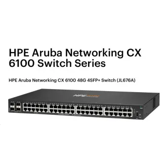 HPE Aruba Networking CX6100 48G 4SFP  Switch RENEW JL676A