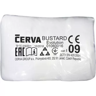 BUSTARD EVO VAM rokavice PVC tarča bela 8
