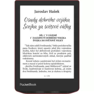 POCKETBOOK 634 Žepna knjižica Verse Pro - Passion Red POCKETBOOK 634 Žepna knjižica Verse Pro - Passion Red