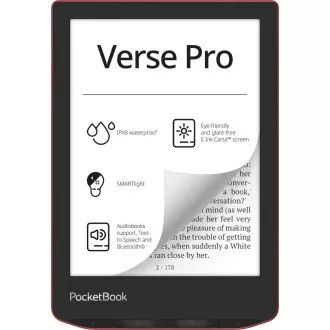 POCKETBOOK 634 Žepna knjižica Verse Pro - Passion Red POCKETBOOK 634 Žepna knjižica Verse Pro - Passion Red