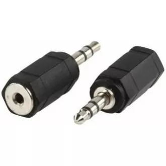 PREMIUMCORD Adapter Jack 2, 5 mm - Jack 3, 5 mm, redukcija (M/F)