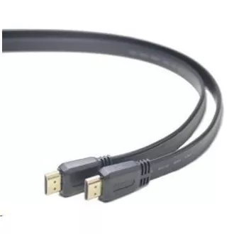 PREMIUMCORD HDMI High Speed   Ethernet ploščati kabel, pozlačeni konektorji, 1 m