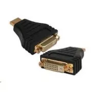 GEMBIRD Redukcijski kabel HDMI moški na DVI ženski (pozlačeni kontakti, črn)