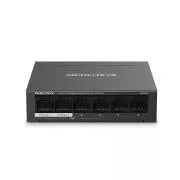 MERCUSYS stikalo MS106LP (6x100Mbps, 4xPoE , 40W, brez ventilatorja)