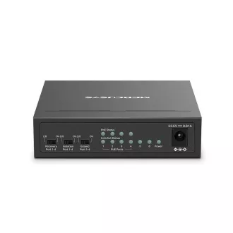 MERCUSYS stikalo MS106LP (6x100Mbps, 4xPoE , 40W, brez ventilatorja)