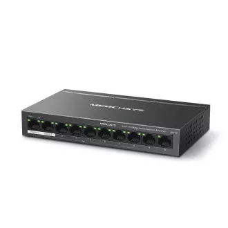 MERCUSYS stikalo MS110P (10x100Mb/s, 8xPoE , 65W, brez ventilatorja)