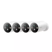 TP-Link Tapo C425 komplet 4x zunanja kamera C425 (4MP, 2K QHD, 1440p, IR 15m, WiFi, micro SD kartica, IP66)
