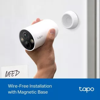 TP-Link Tapo C425 zunanja kamera (4MP, 2K QHD, 1440p, IR 15m, WiFi, micro SD kartica, IP66)