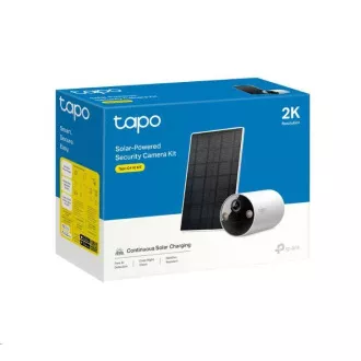 TP-Link Tapo C410 KIT zunanja kamera, sončna plošča (3MP, 2K QHD, 1296p, IR 9m, WiFi, micro SD kartica, IP65)