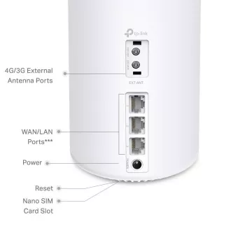 TP-Link Deco Deco X10-4G(1 paket) WiFi6 Mesh (AX1500, 2, 4GHz/5GHz, 3xGbELAN/WAN, 3G, 4G LTE, 1xnanoSIM)