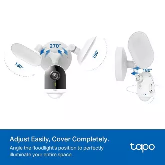 TP-Link Tapo C720 zunanja kamera z reflektorji (4 MP, 2K QHD, 1440p, IR 30 m, WiFi, microSD, IP65)
